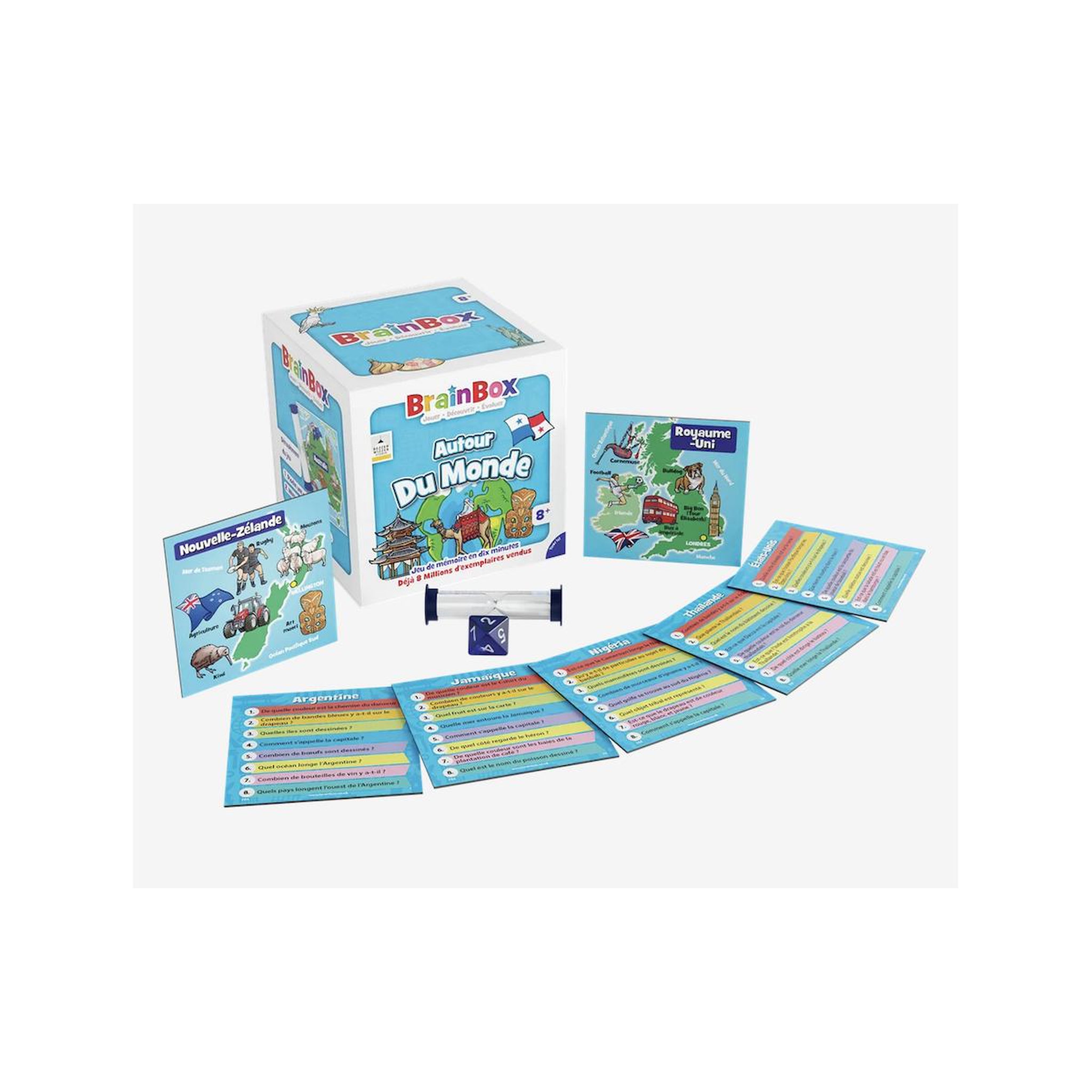 Voir la diapositive 4 : BRAINBOXGAMES BrainBox - Voyage autour du monde - Asmodee