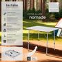 Voir la diapositive 2 : tectake Table de camping pliable gris