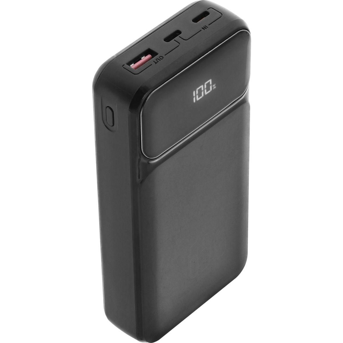 TNB Batterie externe 20 000 mAh Power Delivery 65W noir