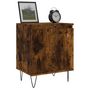 Voir la diapositive 3 : VIDAXL Tables de chevet 2 pcs chêne fumé 40x30x50 cm bois d ingénierie