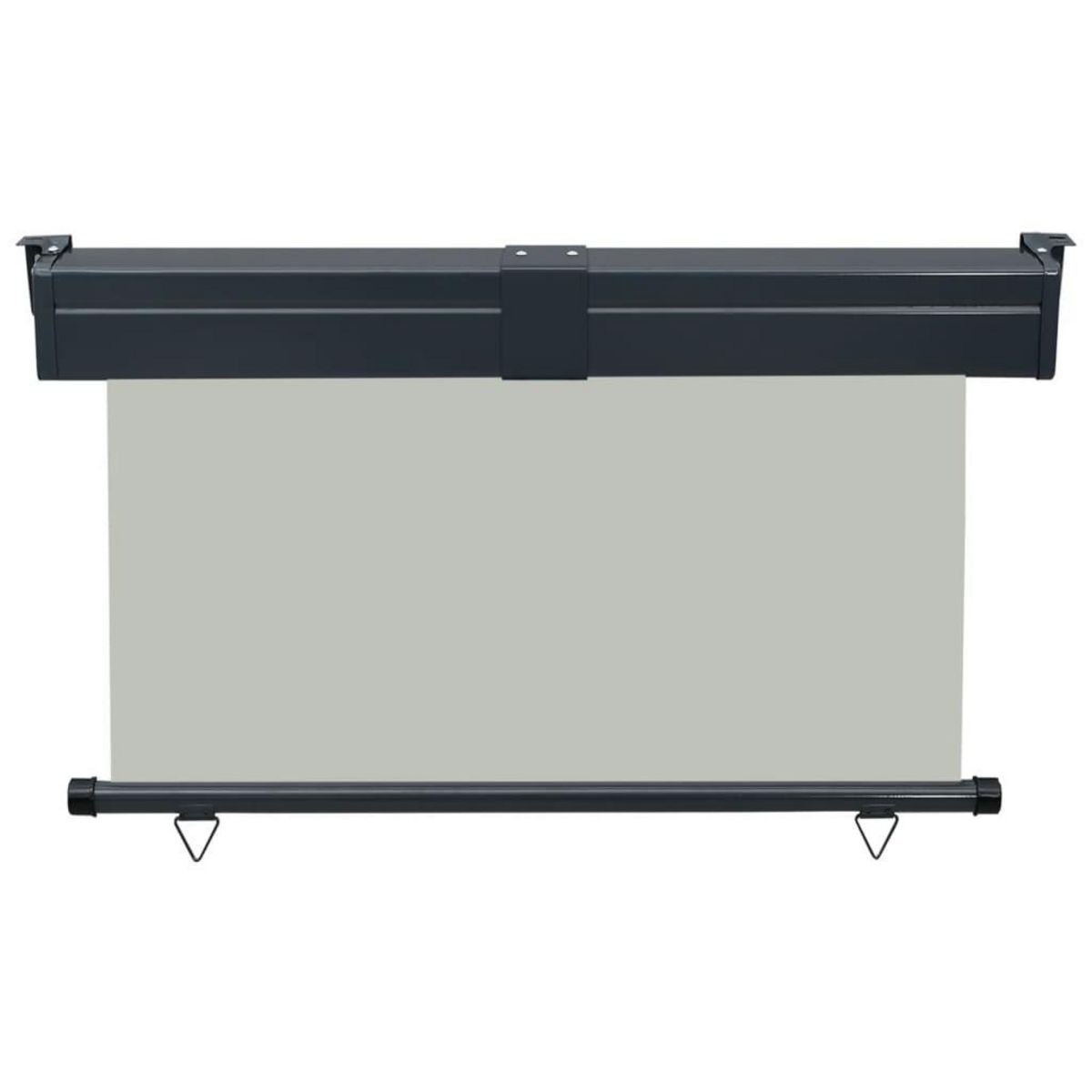 VIDAXL Auvent lateral de balcon 125x250 cm Gris