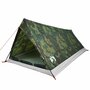 Voir la diapositive 4 : VIDAXL Tente de camping 2 personnes camouflage impermeable
