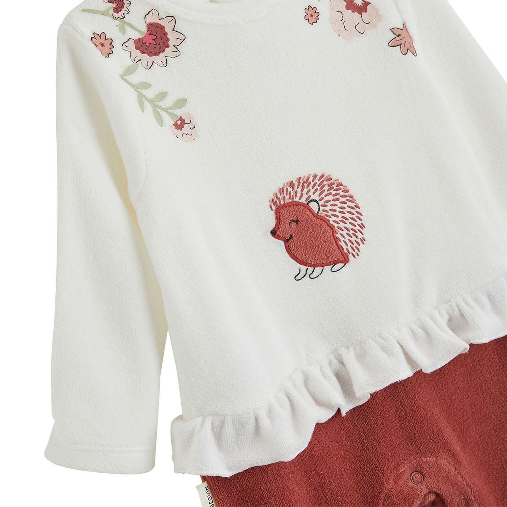 Voir la diapositive 3 : Petit BÃ©guin Pyjama bébé en velours harmony