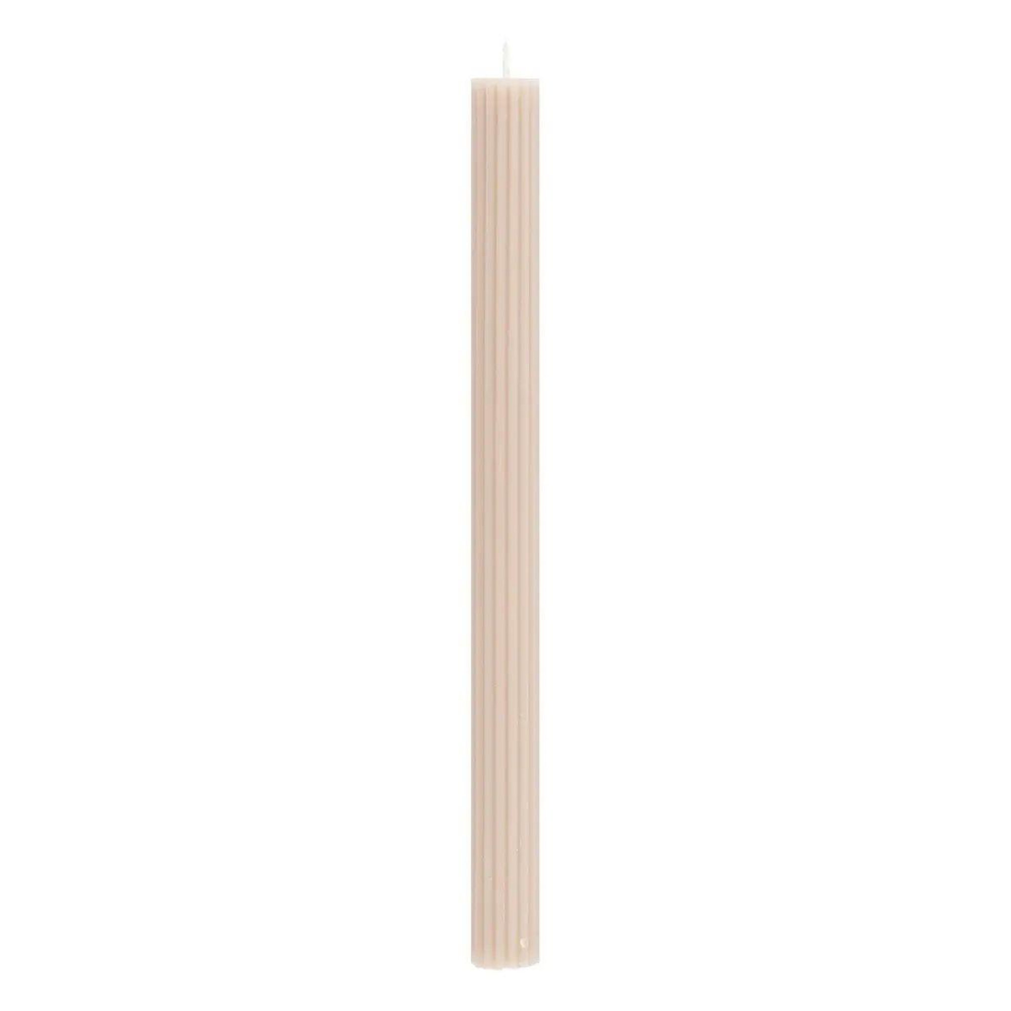 ATMOSPHERA Bougie Bâton  Demi  26cm Taupe
