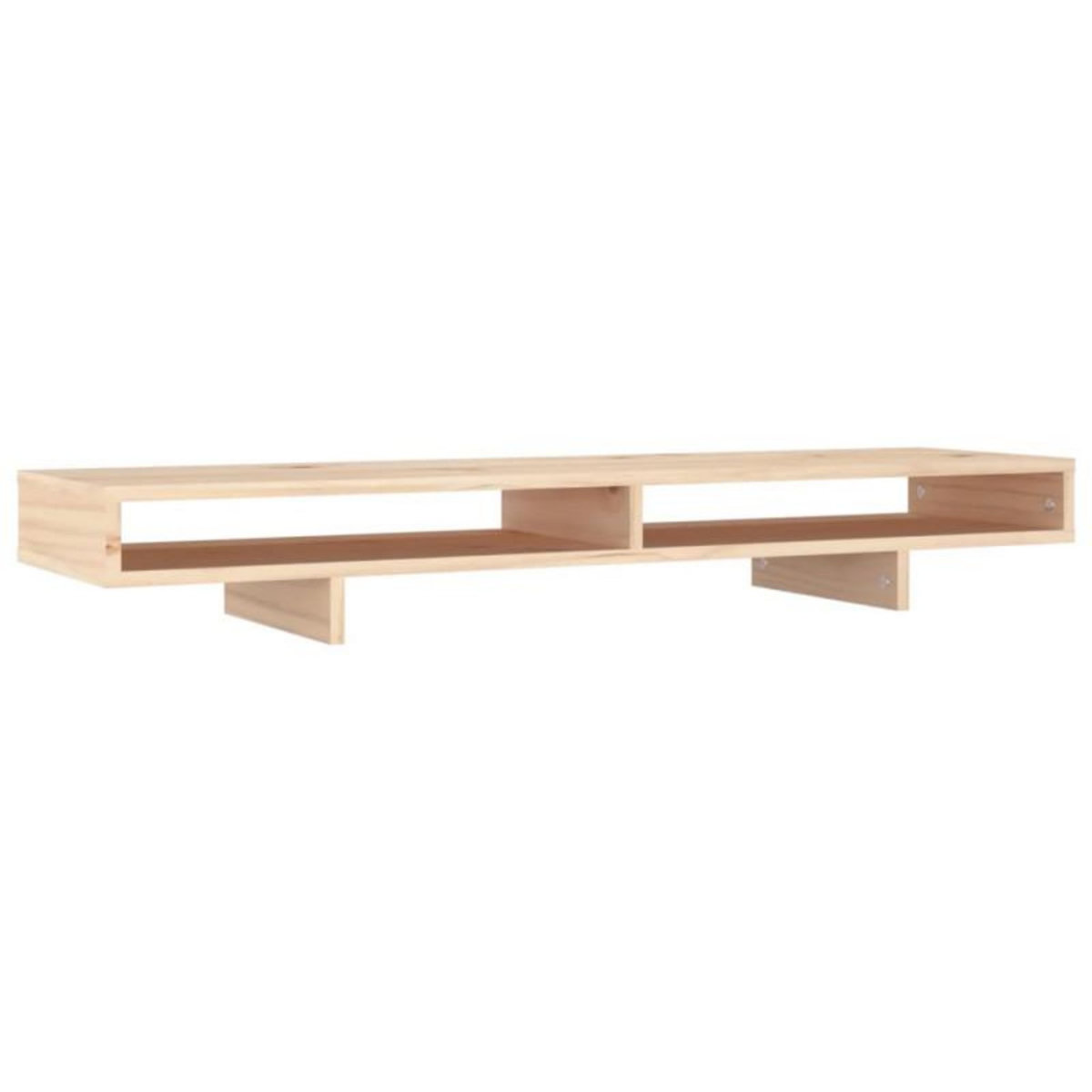 VIDAXL Support pour moniteur 100x27x14 cm Bois de pin solide