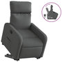 Voir la diapositive 2 : VIDAXL Fauteuil inclinable Gris fonce Tissu