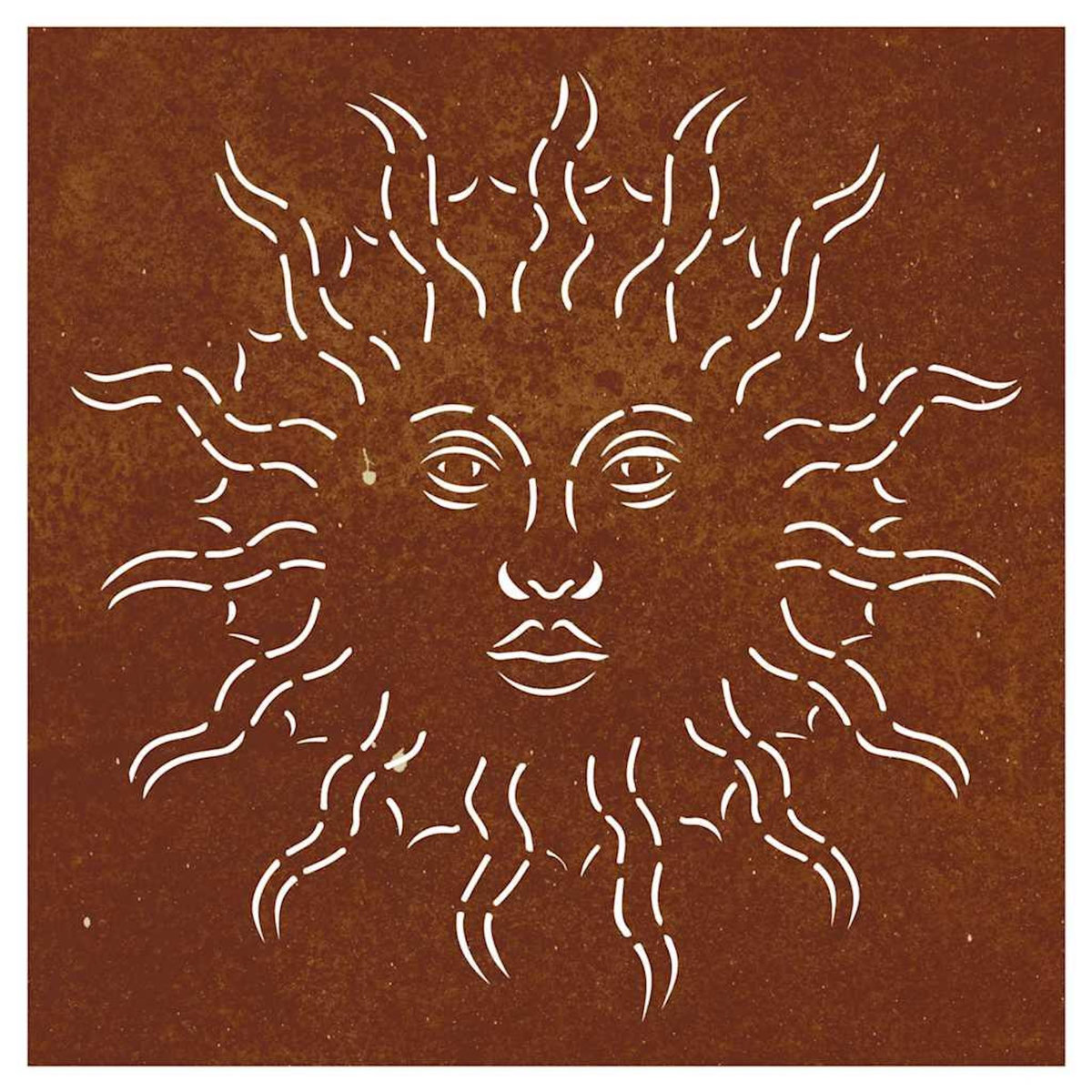 VIDAXL Decoration murale jardin 55x55 cm acier corten design du soleil