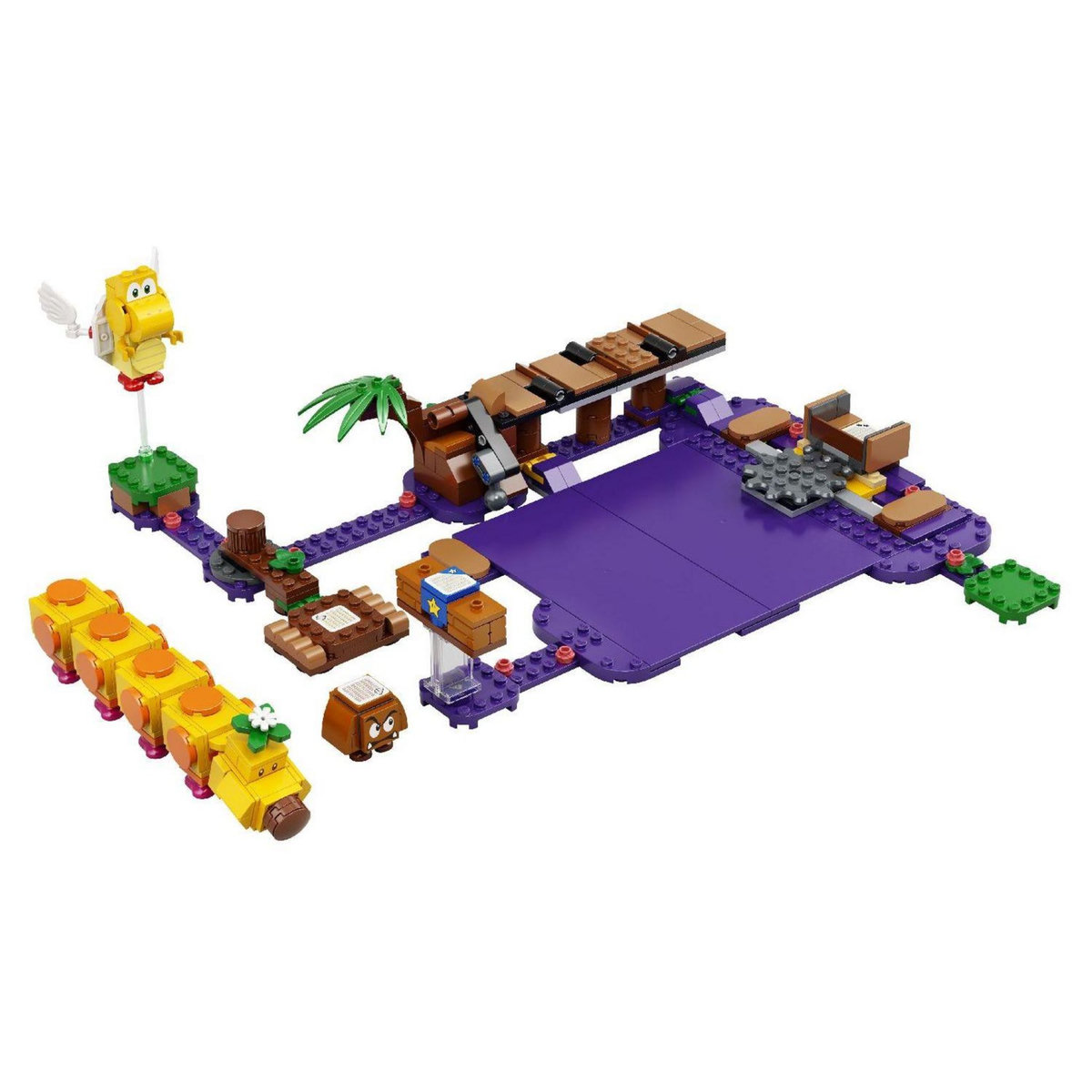 LEGO Super Mario 71383 Set d'extension Le marais empoisonné de Wiggler