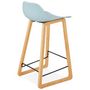 Voir la diapositive 4 : Paris Prix Tabouret de Bar Design  Toki  87cm Bleu & Naturel