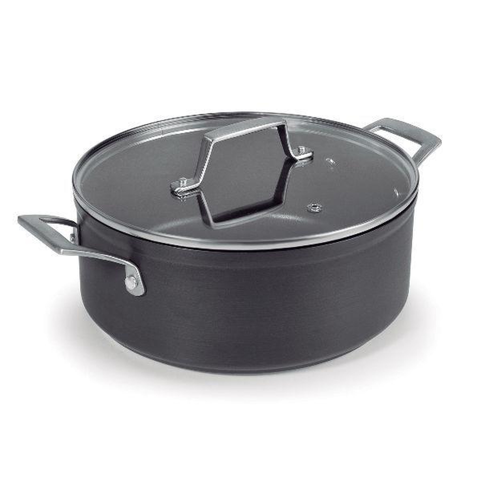 Lacor Anodized faitout 16cm +cv - 48016