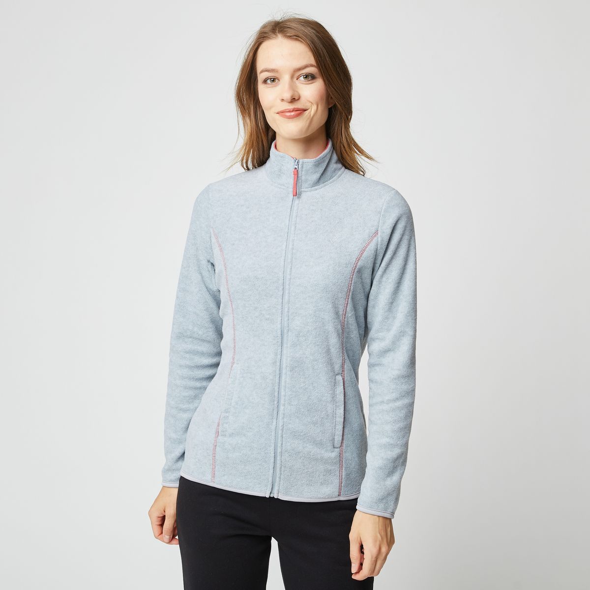INEXTENSO Veste polaire gris femme