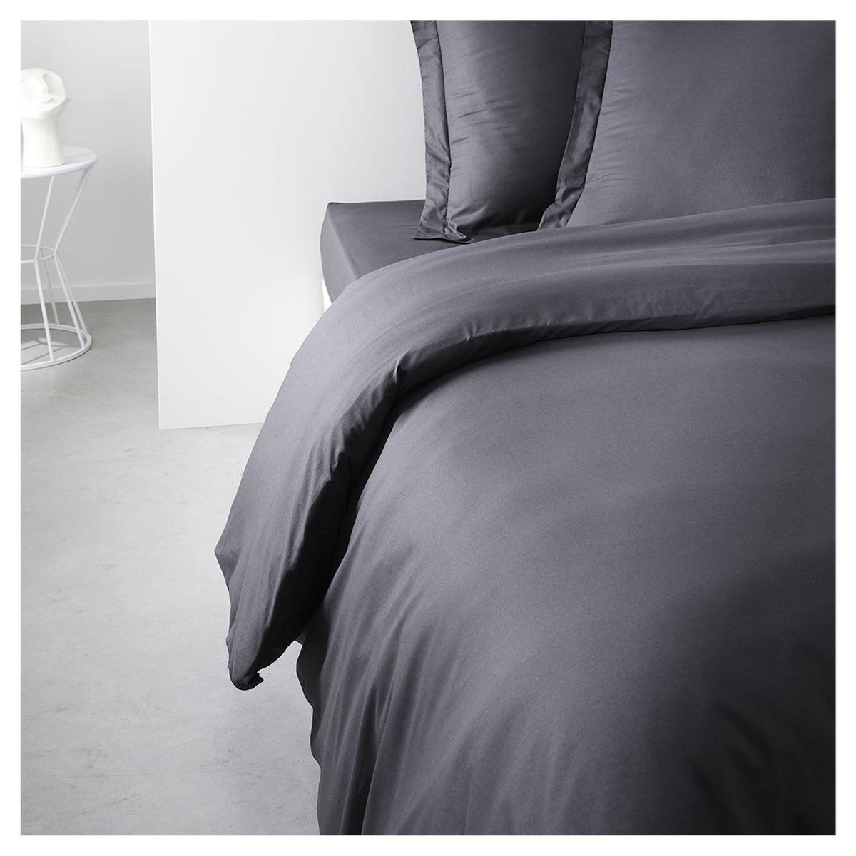 TODAY Housse de Couette unie en Coton 57 fils