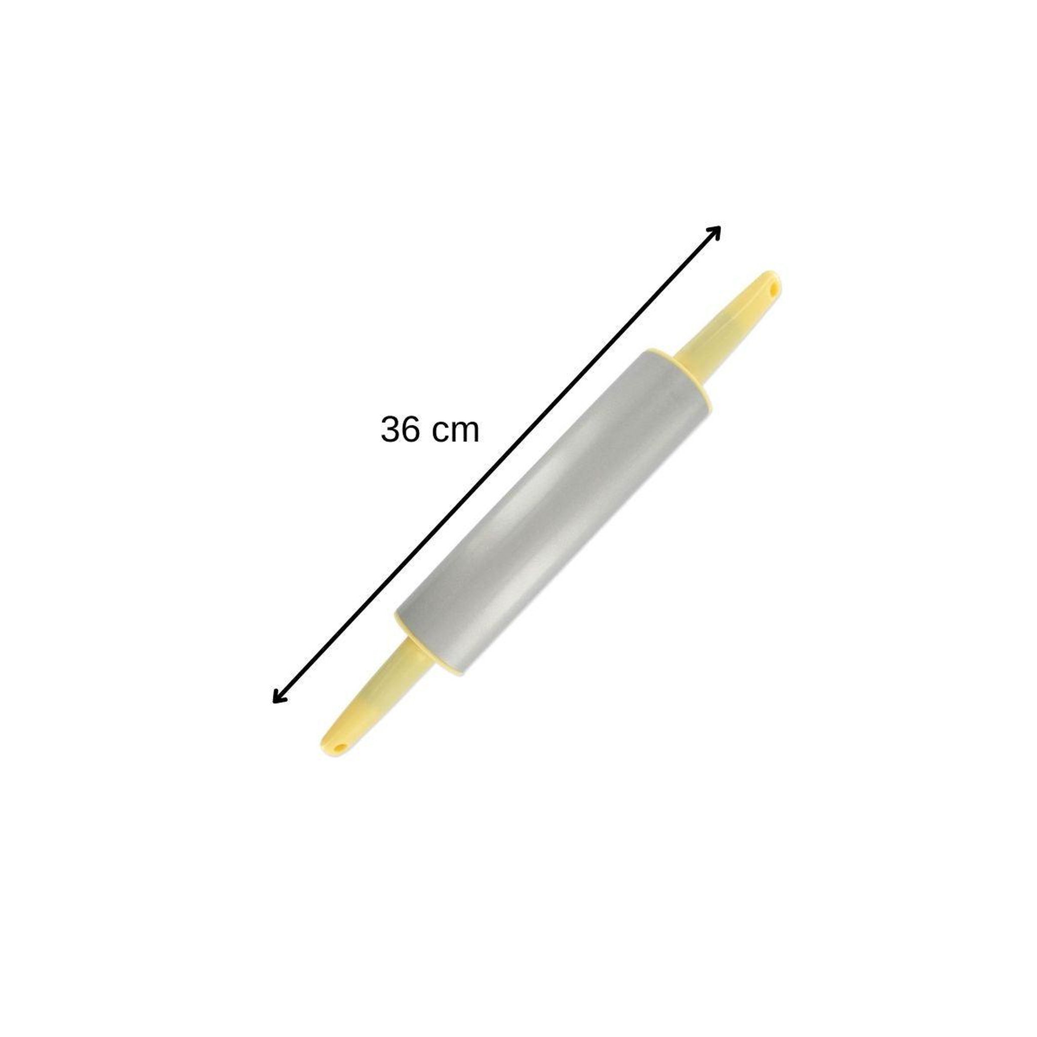 Voir la diapositive 3 : ZENKER Rouleau à pâtisserie en métal antiadhésif 36 cm zenker