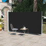Voir la diapositive 1 : VIDAXL Auvent lateral retractable de patio 160x300 cm Noir