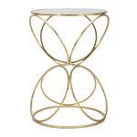 Paris Prix Table d'Appoint Design  Circle  61cm Or