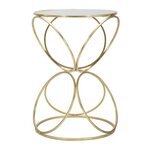 Paris Prix Table d'Appoint Design  Circle  61cm Or