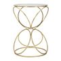 Voir la diapositive 1 : Paris Prix Table d'Appoint Design  Circle  61cm Or
