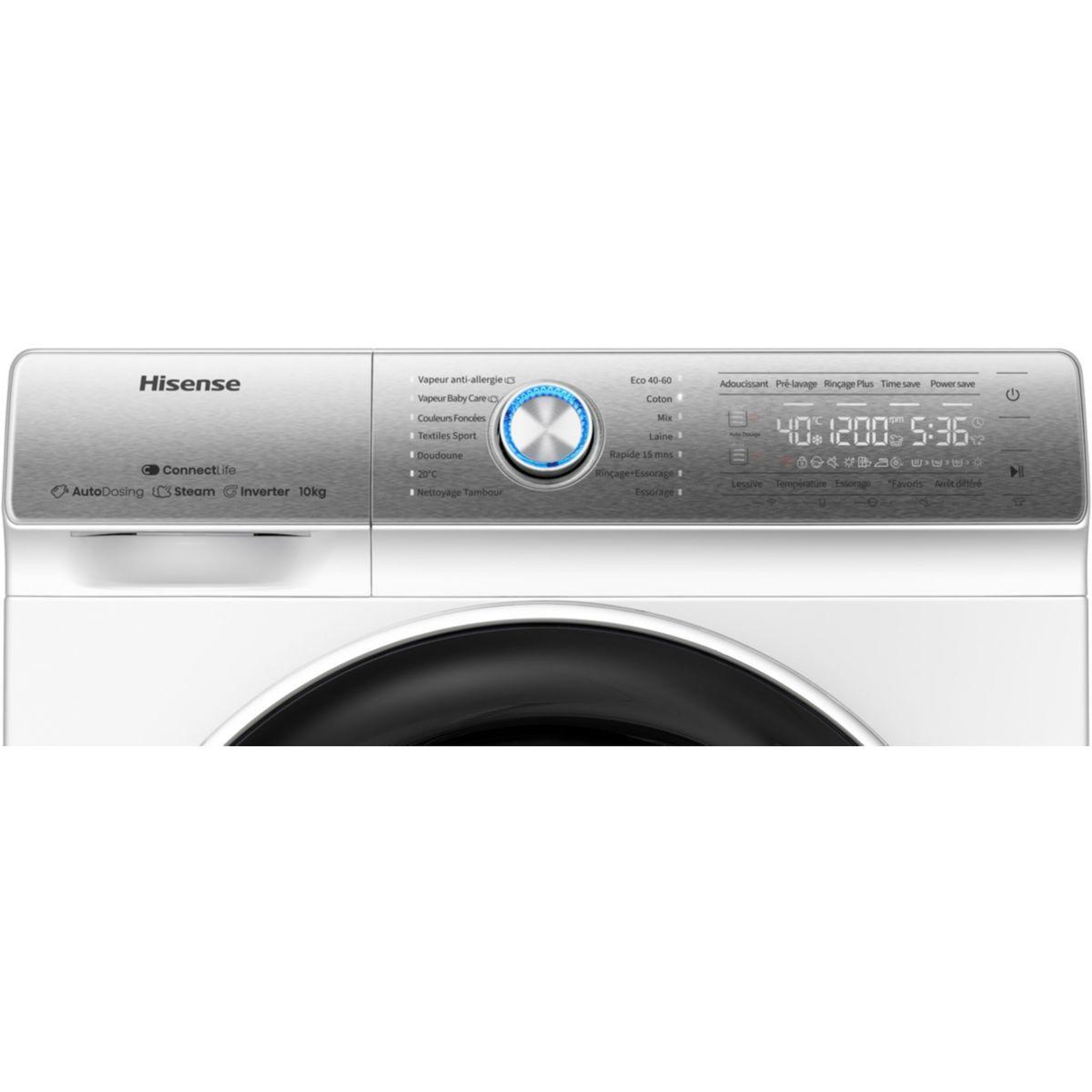 Voir la diapositive 4 : Hisense Lave linge hublot WFQR1014EVAJMW