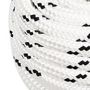 Voir la diapositive 3 : VIDAXL Corde de bateau tresse Blanc 20 mmx100 m Polyester