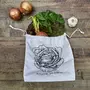COOK CONCEPT Lunch bag conservation salade en coton 35x35c