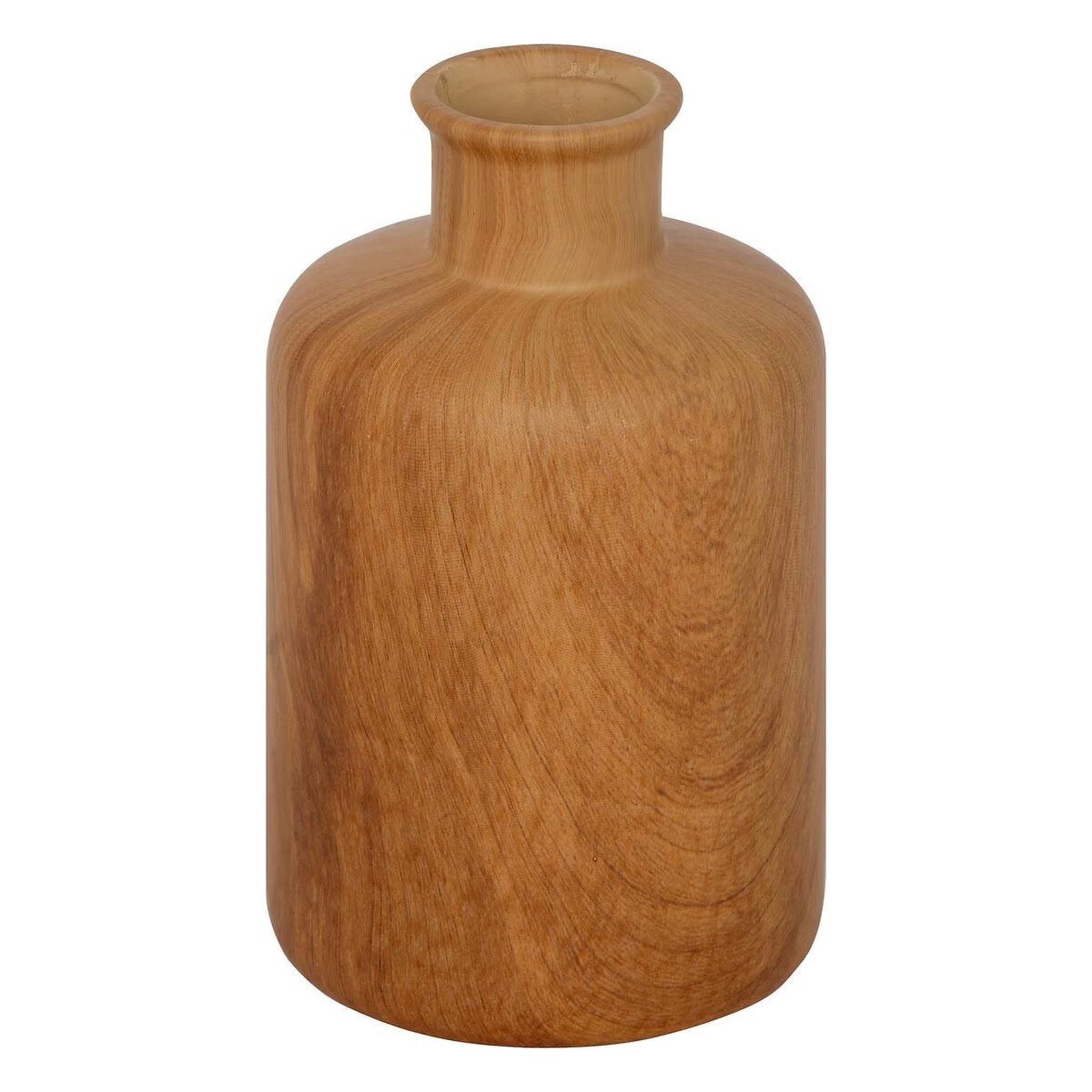 ATMOSPHERA Vase déco effet bois  soa  17cm marron