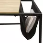 The Home Deco Factory Table basse design avec porte-revues Nate - L. 112 x H. 45 - Noir