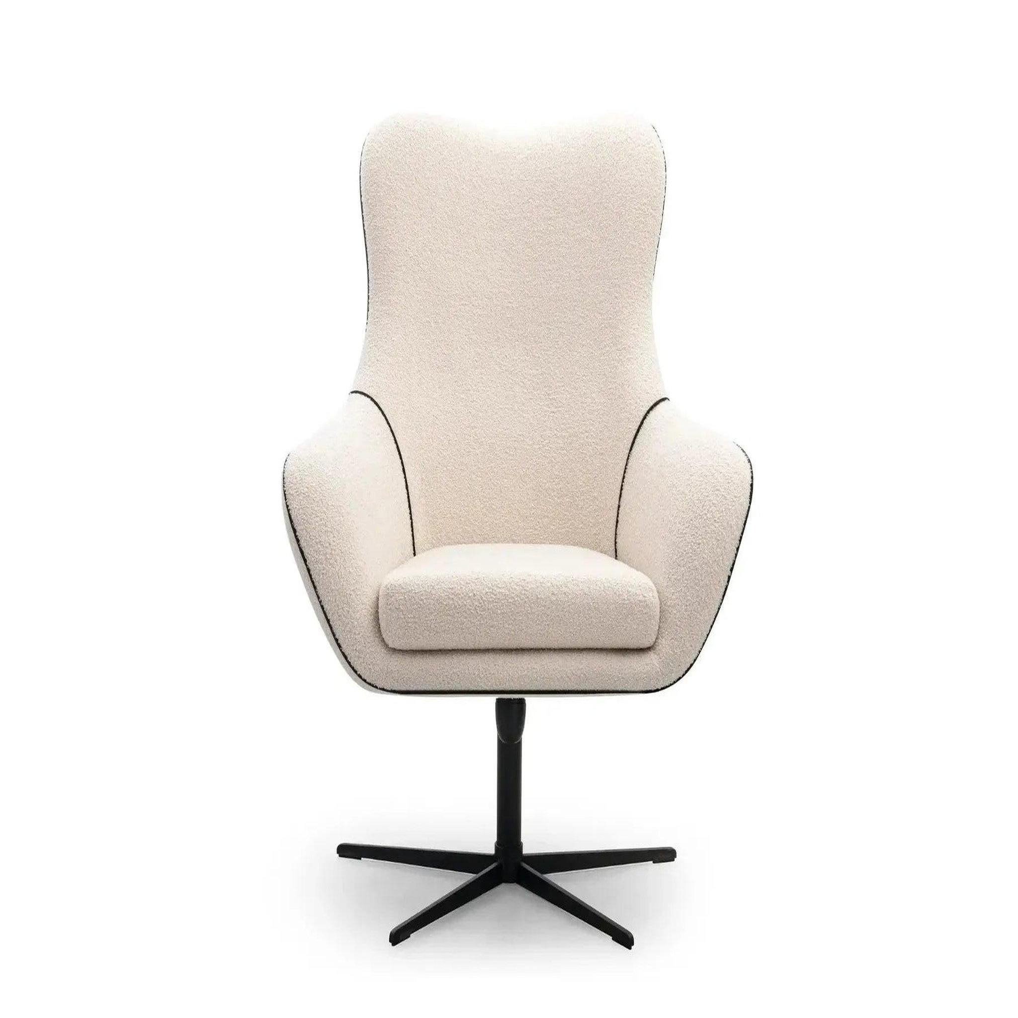 Voir la diapositive 1 : CASANOVA PARIS Zoe - fauteuil en tissu chiné