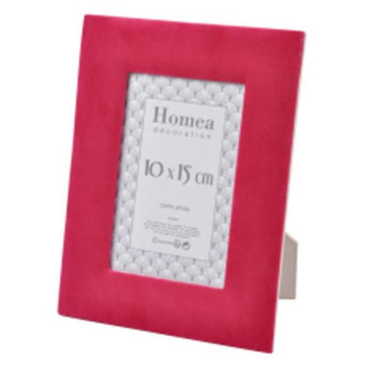 Paris Prix Cadre Photo en Velours  Deya  10x15cm Fuchsia