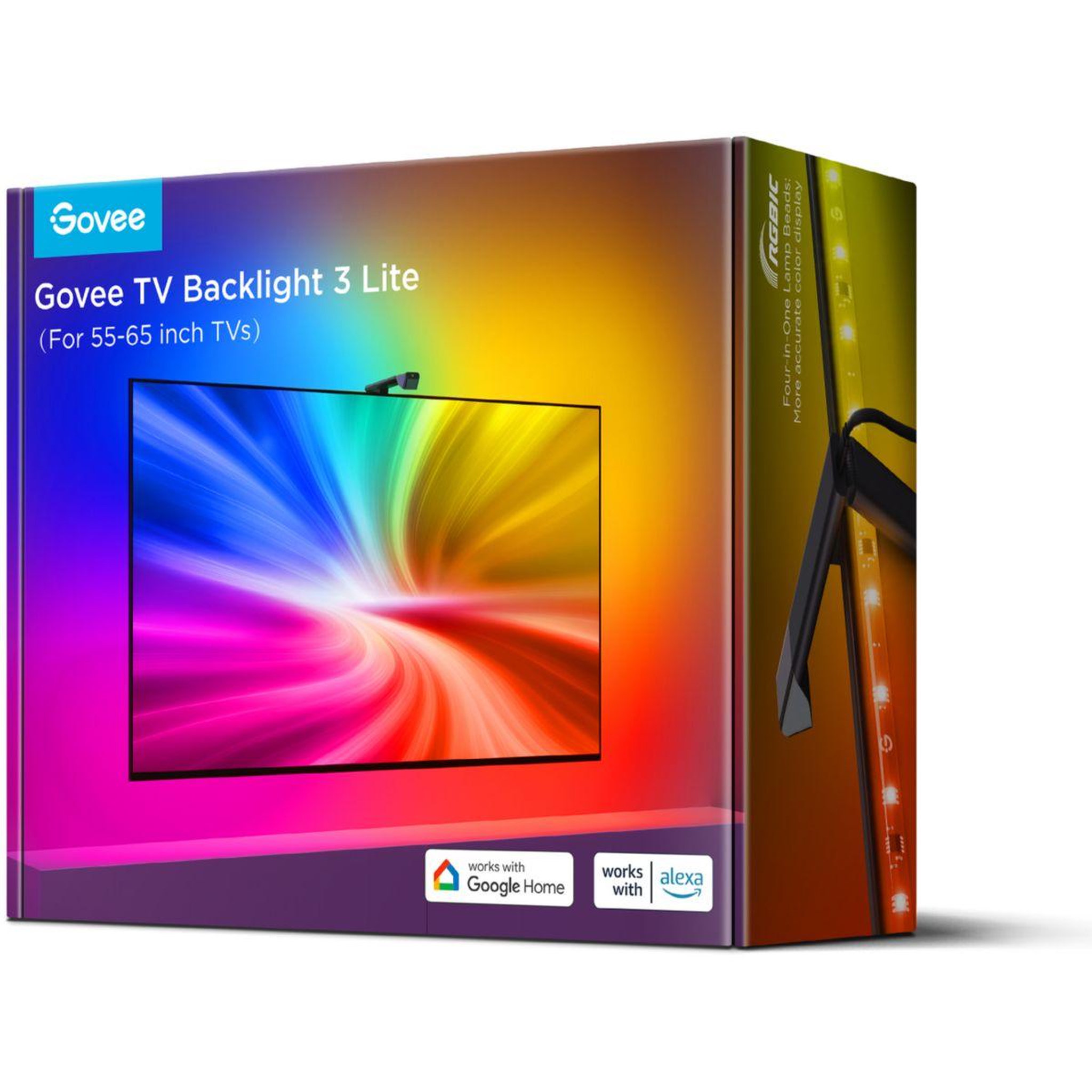 Voir la diapositive 2 : GOVEE Bandeau led retroéclairage led tv avec camera 55 65