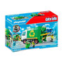 Voir la diapositive 2 : PLAYMOBIL Camion de recyclage Playmobil vert et blanc