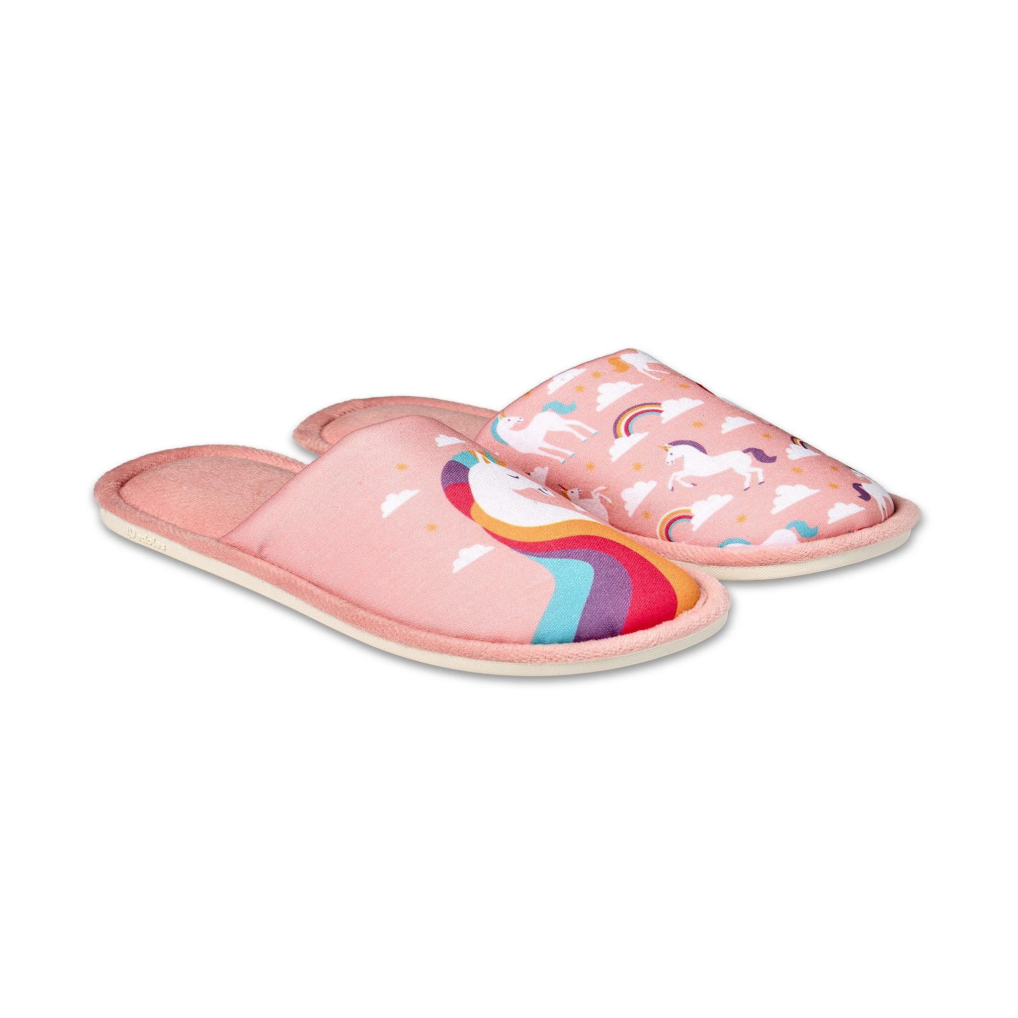 DEDOLES Pantoufles enfants licorne dans les nuages