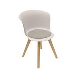 The Home Deco Factory Chaise design scandinave Enko. Coloris disponibles : Gris