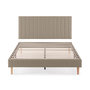 Voir la diapositive 3 : VS VENTA-STOCK Sommier + tête de lit Eris 160x200 cm Beige