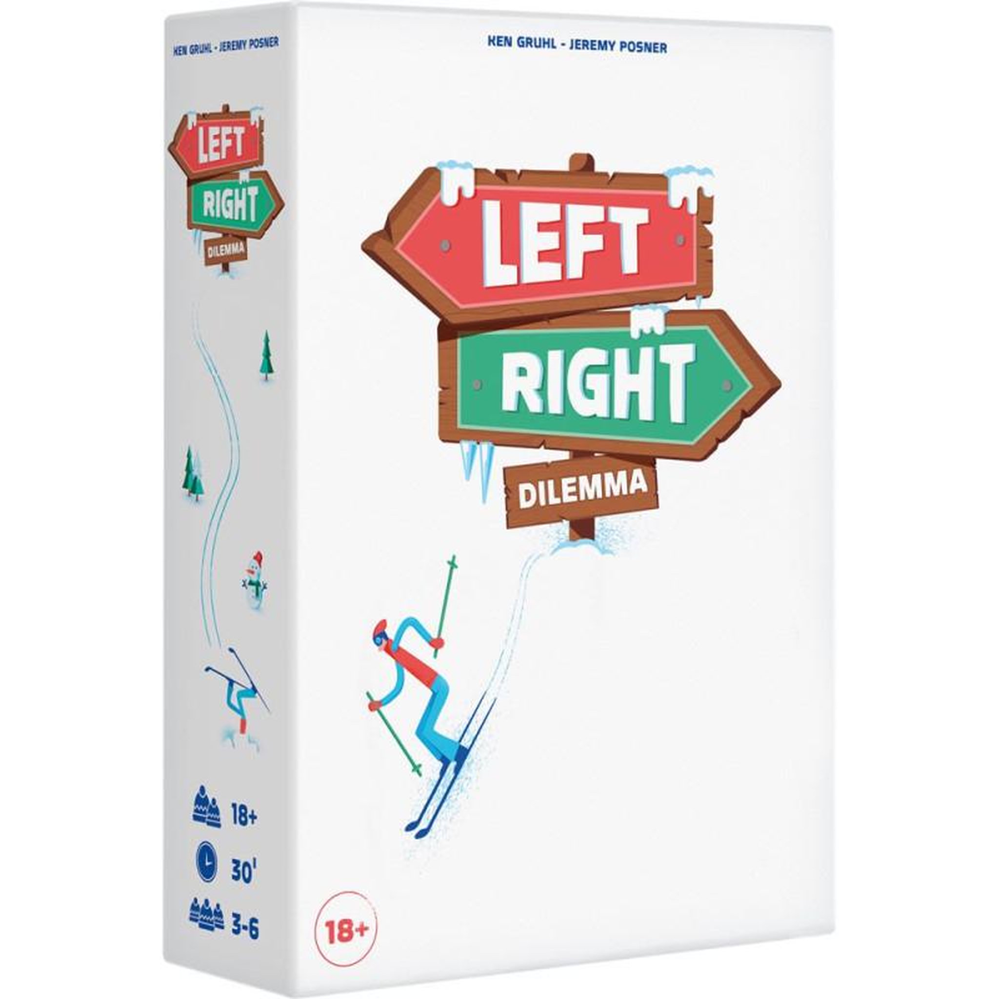 Asmodee Jeu d ambiance Asmodee Left Right Dilemma