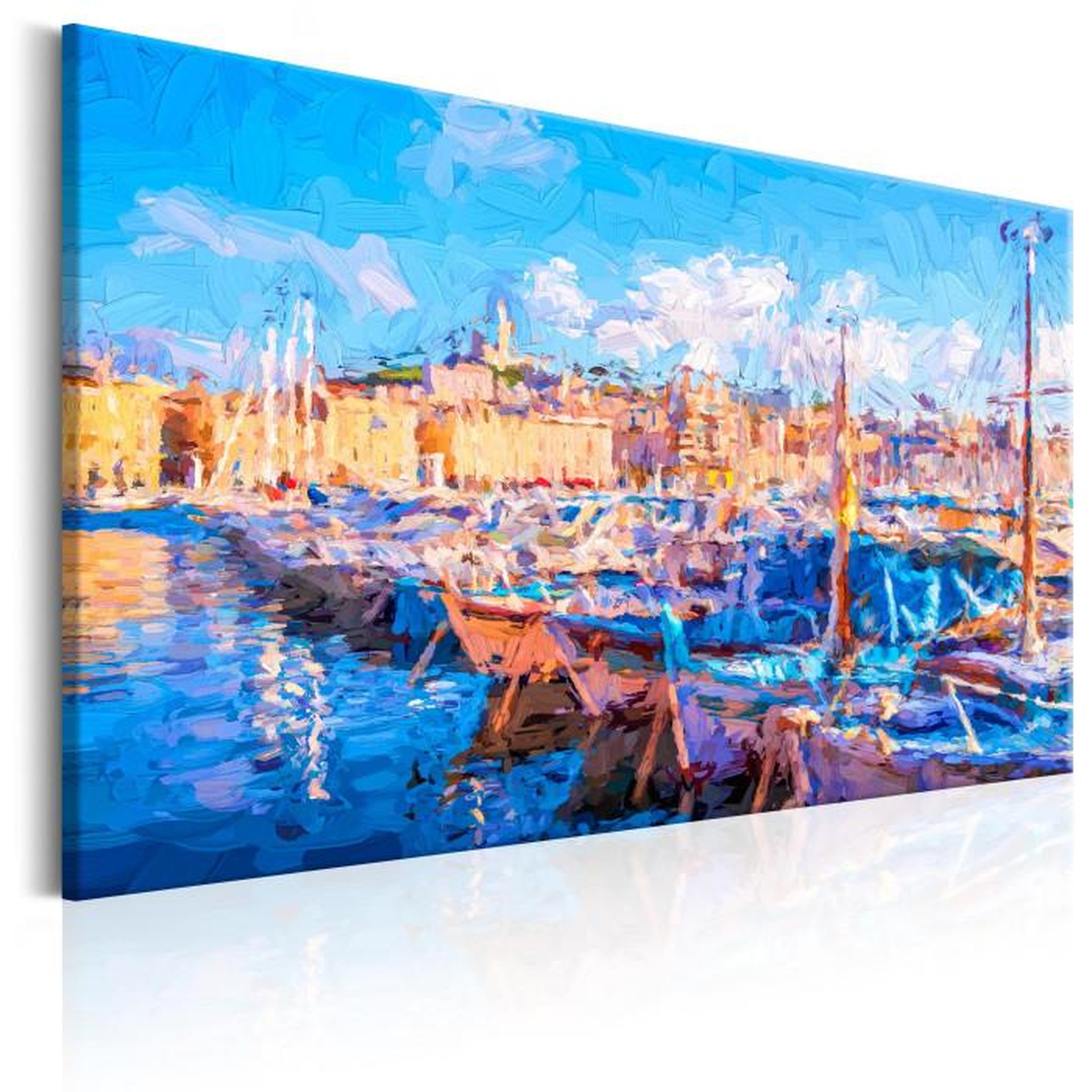 Paris Prix Tableau Imprimé  Blue Port. Coloris disponibles : Multicolore