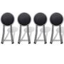 Voir la diapositive 2 : VIDAXL Tabourets de pliables lot de 4 similicuir
