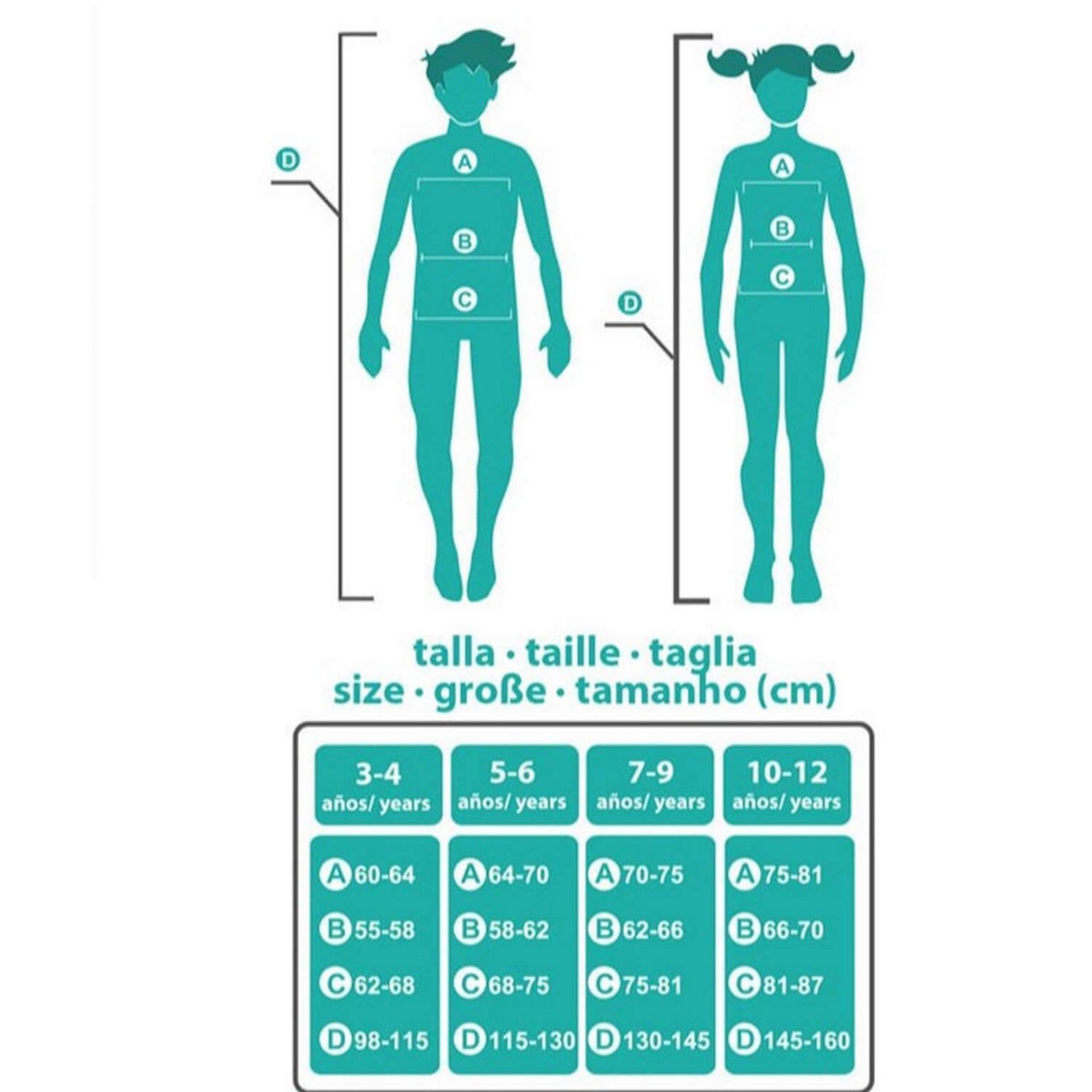 ATOSA Déguisement clown- enfant - 7/9 ans (122 à 134 cm)
