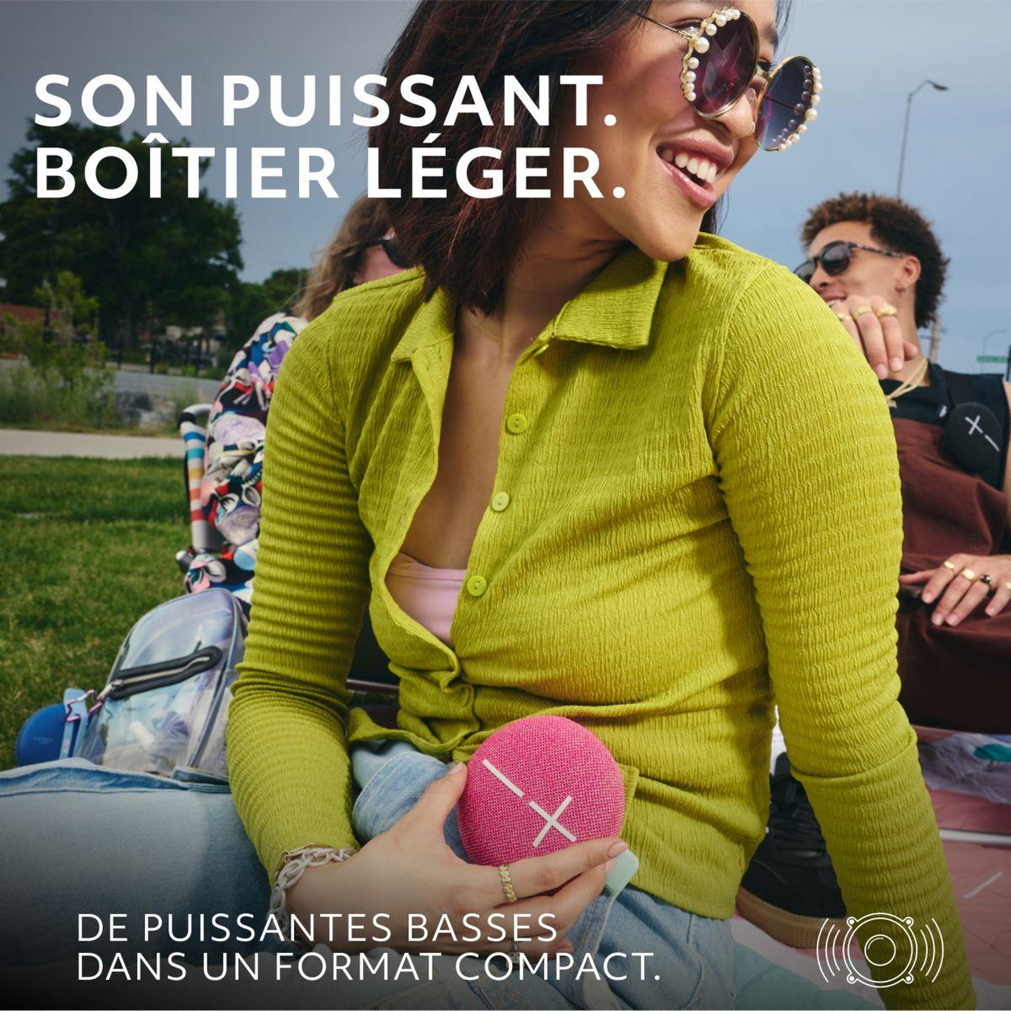Voir la diapositive 5 : Ultimate ears Enceinte portable MINIROLL Rose