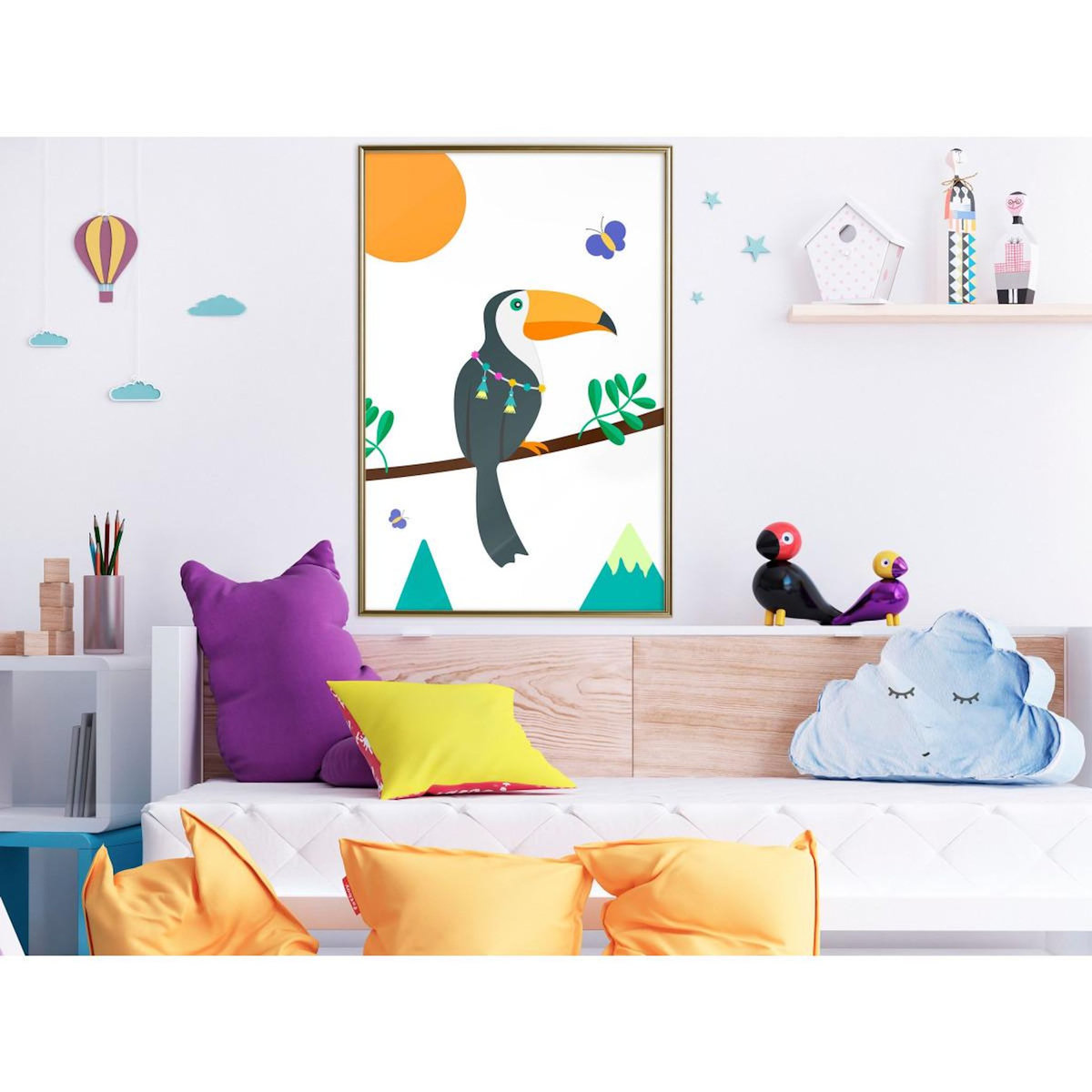 Paris Prix Affiche Murale Encadrée  Fairy-Tale Toucan