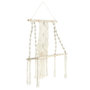 Voir la diapositive 2 : Paris Prix Étagère Murale Déco  Boho  50cm Beige