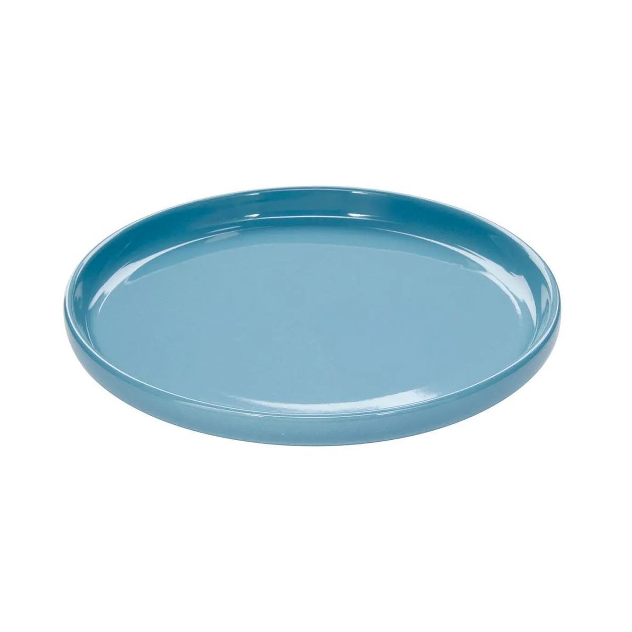 Voir la diapositive 2 : SECRET DE GOURMET Lot de 6 assiettes à dessert  marie  20cm bleu