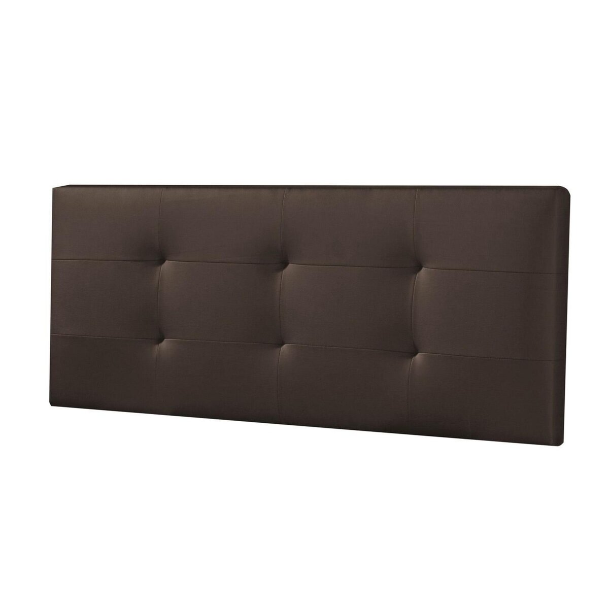 MARCKONFORT Tête de lit Carla 140x60 cm Chocolat, rembourrée de Mousse