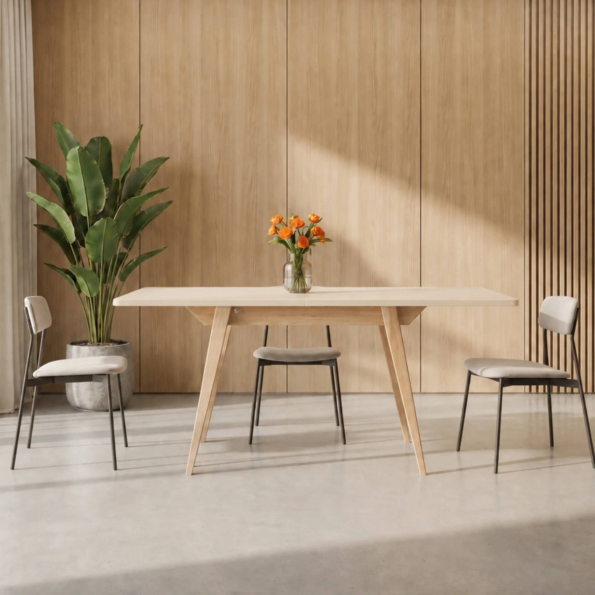 Voir la diapositive 3 : RAGABA Envelope Table à manger extensible