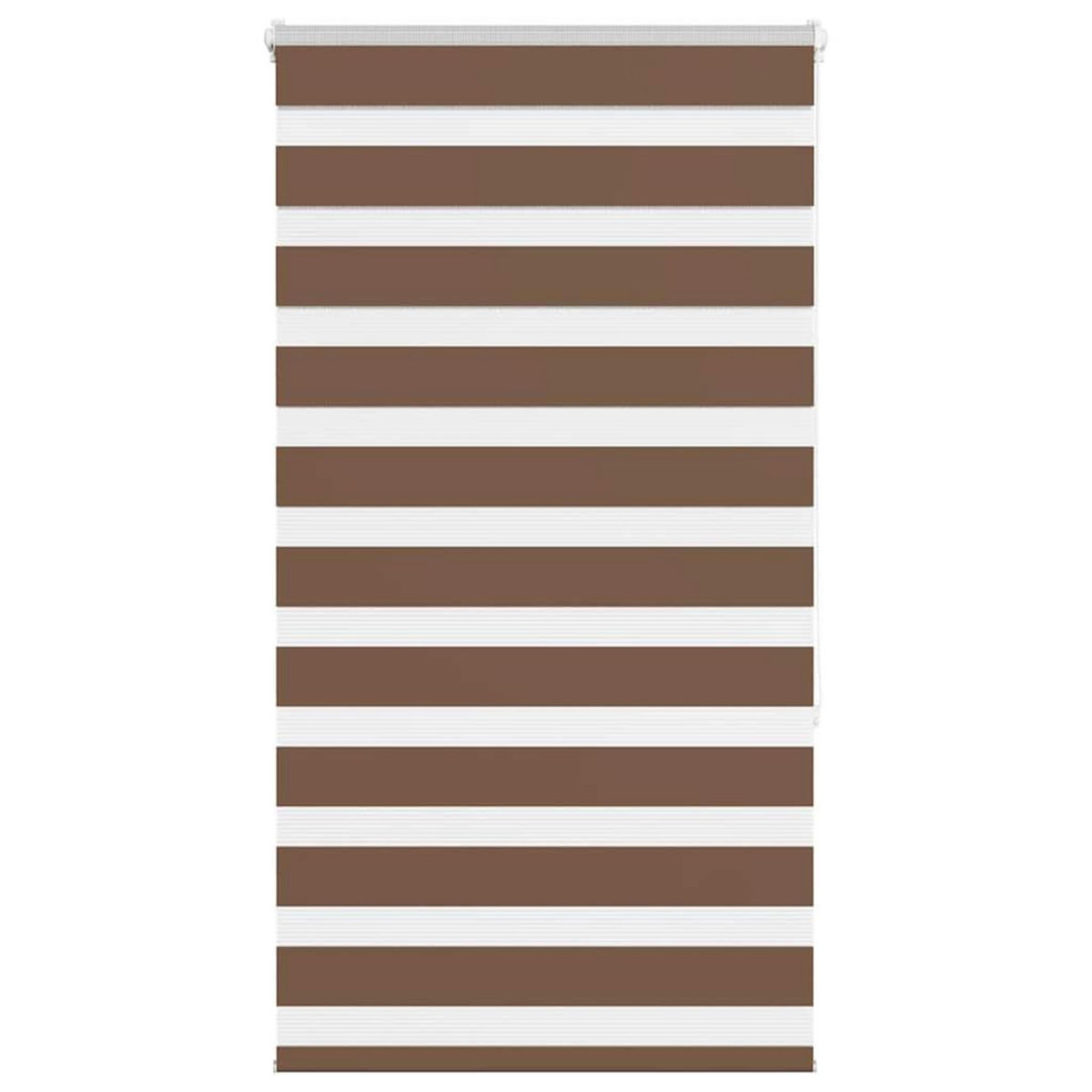 VIDAXL Store zebre marron 90x150 cm largeur du tissu 85,9 cm polyester