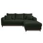 Voir la diapositive 6 : LISA DESIGN Albane - canapé d'angle droit - 4 places - en velours côtelé