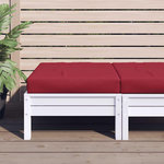 VIDAXL Coussin de palette rouge bordeaux 60x60x8 cm tissu oxford