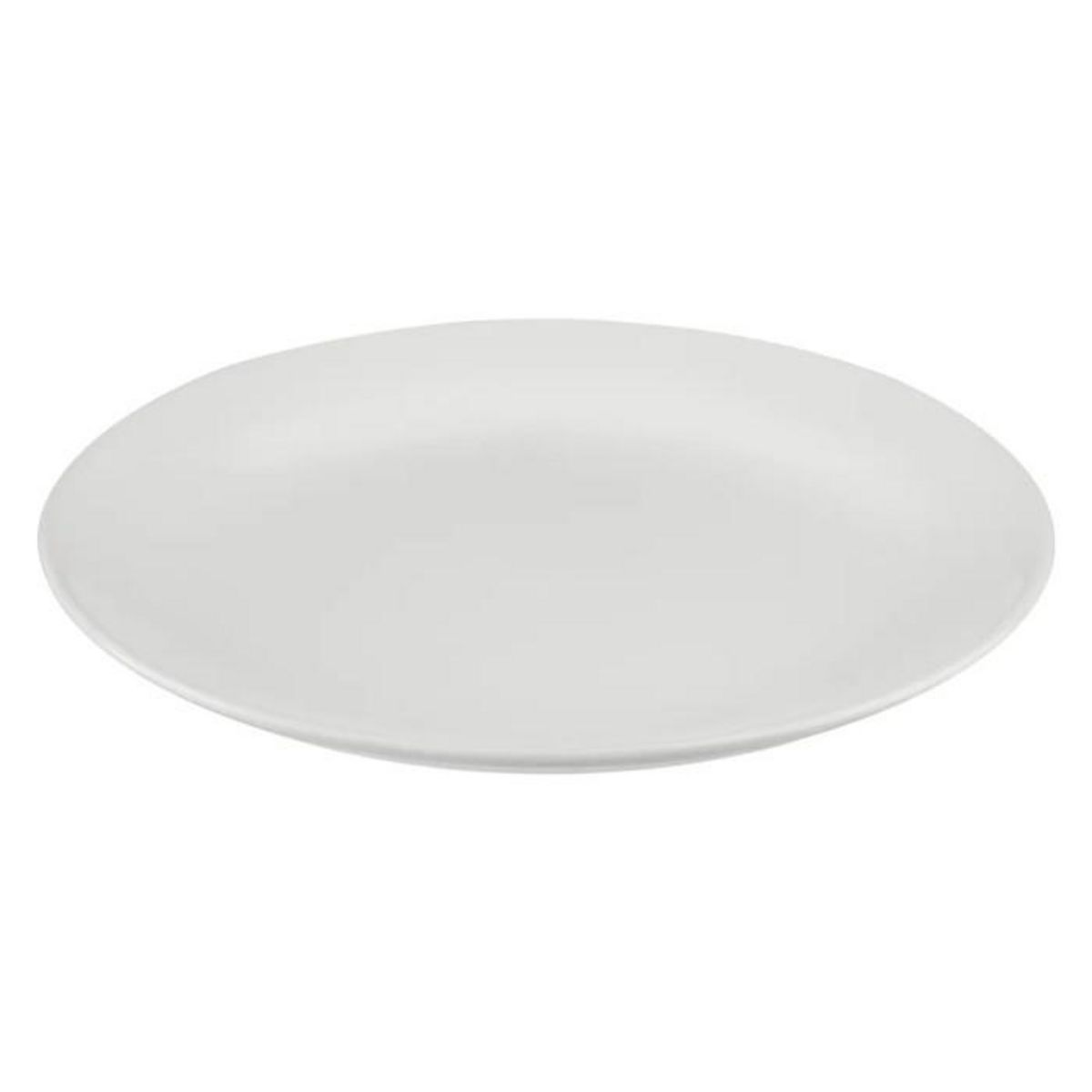 SECRET DE GOURMET Lot de 6 Assiettes Plates  Colorama  26cm Blanc