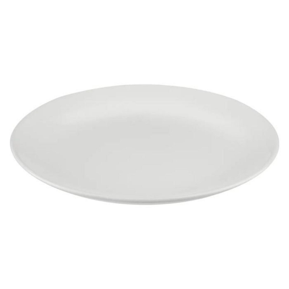 SECRET DE GOURMET Lot de 6 Assiettes Plates  Colorama  26cm Blanc