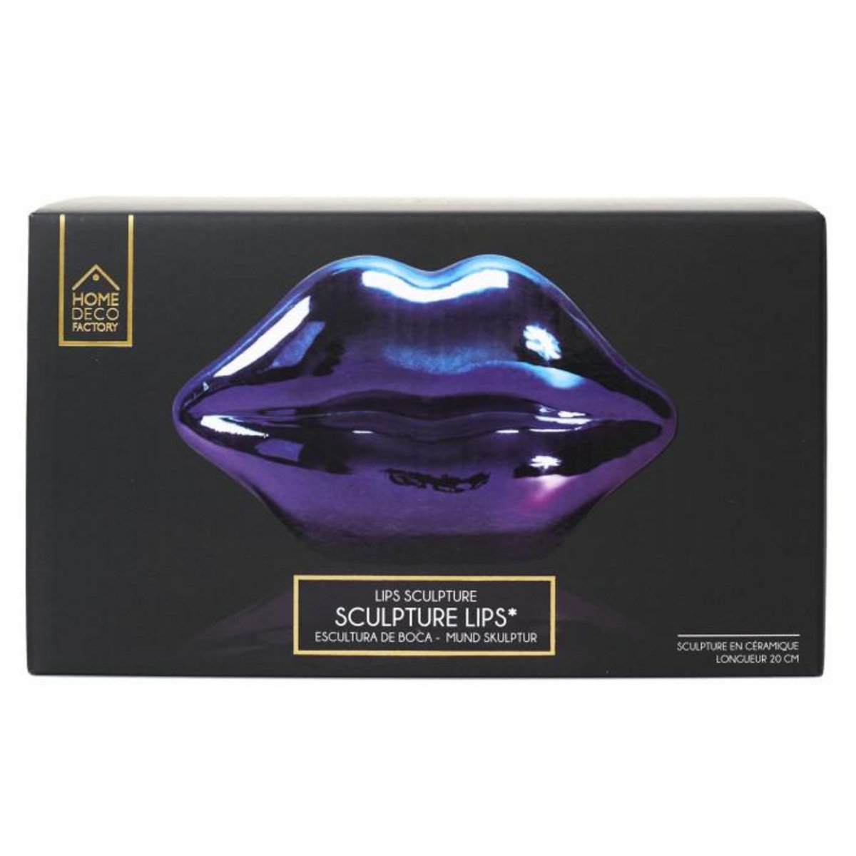 Paris Prix Décoration à Poser Bouche  Electroplate  19cm Multicolore