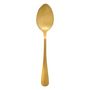 Voir la diapositive 2 : SECRET DE GOURMET Lot de 4 Cuillères à Soupe en Inox  Gold  20cm Or